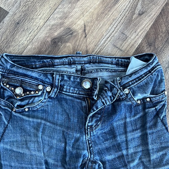 dark wash jeans size 1 - Picture 3 of 6